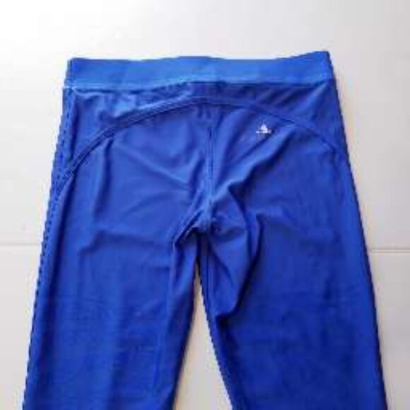 Stella McCartney x Adidas | Legging, Blue size Large Embossed ZEbra Print - Picture 12 of 15